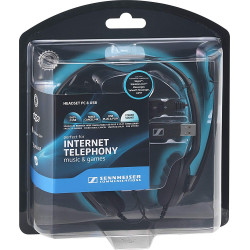 Sennheiser PC8 USB On Ear Headphone with Mic With Noise Cancelling Microphone Sennheiser PC8 USB On Ear Headphone with Mic With Noise Cancelling Microphone