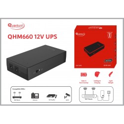 Quantum QHM-660 Power Backup for Router, Intercom, CCTV, Set top Box 12V UPS