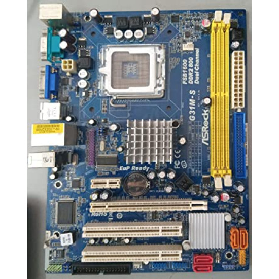 INTEL G31 CHIPSET- LGA 775 SOCKET DDR2 1 YEAR WARRANTY OEM PACK NEW MOTHERBOARD