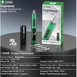 2UUL Espresso Electric Screwdriver SD11 4Pcs S2 Bits Mobile Phone Repair Screw Driver 2UUL Espresso Electric Screwdriver SD11 4Pcs S2 Bits Mobile Phone Repair Screw Driver