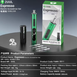 2UUL Espresso Electric Screwdriver SD11 4Pcs S2 Bits Mobile Phone Repair Screw Driver 2UUL Espresso Electric Screwdriver SD11 4Pcs S2 Bits Mobile Phone Repair Screw Driver