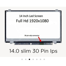Laptop 14 inch Paper LED 30 Pin Without Screw IPS Screen Full HD (1920*1080) LM156LF5L03 Laptop Display