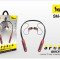 SM Gold SM-BT26 Quick Charge 25 Hours Sports Bluetooth with Mic NeckBand HeadSet HeadPhone