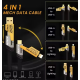 CARMAX 65W 4in1 Mobile Charging Metal Data Cable