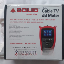 Solid SF-801 Satellite Digital Professional Cable TV dB Meter