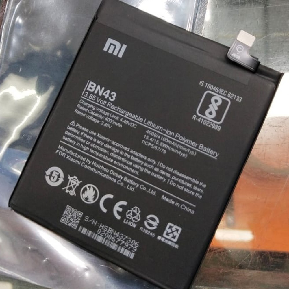 MI BN43 Battery | Mi Xiaomi Bn43 Battery Original | MI Xiaomi Mobile ...