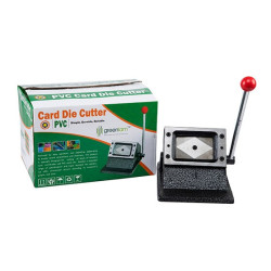 Growlam PVC icard Heavy Duty Metal Body Plastic PVC ID Card Die Cutter