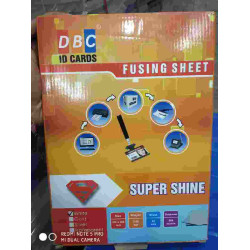 DBC Fusing PVC Plastic Super Shine HD Digital School ID Card Fusion Sheet