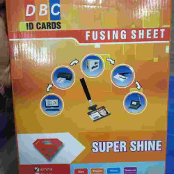 DBC Fusing PVC Plastic Super Shine HD Digital School ID Card Fusion Sheet