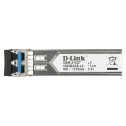 Dlink DEM-310GT 1000BASE-LX Single-Mode 10 Km LC SFP Transceiver Fiber Module