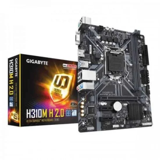 Gigabyte H310M H INTEL H310 CHIPSET LGA 1151 Socket DDR HDMI 6th,  7th, 8th and 9th Gen CPU Supported Intel MOTHERBOARD