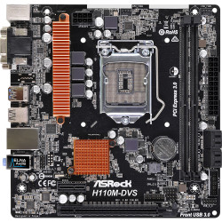 INTEL H110 CHIPSET- LGA 1151 SOCKET 6 and 7th GEN DDR 4 1 YEAR WARRANTY OEM PACK NEW MOTHERBOARD