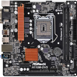 INTEL H110 CHIPSET- LGA 1151 SOCKET 6 and 7th GEN DDR 4 1 YEAR WARRANTY OEM PACK NEW MOTHERBOARD