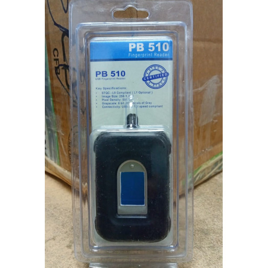 Precision PB510 Fingerprint Reader|Scanner STQC Certified USB Biometric Device