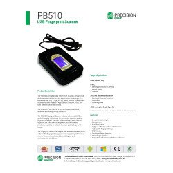 Precision PB510 Fingerprint Reader|Scanner STQC Certified USB Biometric Device