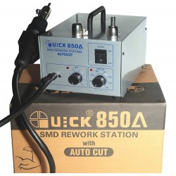 Hot Air Gun Quick 850A+ Soldering Auto Cut MotherBoard, Mobile, SMD Repair Rework Station Blower SMD