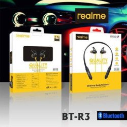 Realme BT-R3 Neckband Quality Stereo Sound Wireless Bluetooth Earphone Realme BT-R3 Neckband Quality Stereo Sound Wireless Bluetooth Earphone