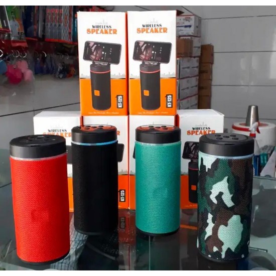 KT-125 Portable Wireless Speaker | Compatible with All Mobile Phones | Bluetooth Connectivity (Random Colour) Bluetooth Speaker