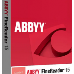 Abbyy Finereader 15 Standard  ESD PDF Document Scanner OCR Software