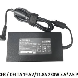 Acer 230W Adapter Original REFURBISHED|USED|OLD 19.5V 11.8A 5.5mm Pin Nitro Gaming Laptop Charger Acer 230W Adapter Original REFURBISHED|USED|OLD 19.5V 11.8A 5.5mm Pin Nitro Gaming Laptop Charger