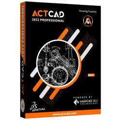 ActCAD 2022 3D Professional ESD License Software