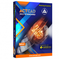 ActCAD 2022 2D Standard ESD License Software