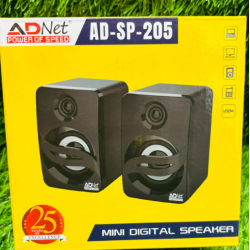 AdNet AD-SP-205 Computer Speakers 2.0CH PC 6W USB Powered Stereo Desktop Mini Speakers AdNet AD-SP-205 Computer Speakers 2.0CH PC 6W USB Powered Stereo Desktop Mini Speakers
