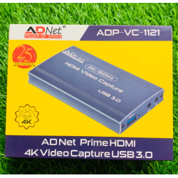 AdNet ADP-VC-1121 Prime HDMI 4K Video Capture Card USB 3.0 Capture Device