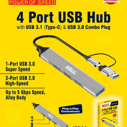 ADNet Type-C 4 Port AD-CH-228 With USB 3.1 Type-C Card Reader USB Hub ADNet Type-C 4 Port AD-CH-228 With USB 3.1 Type-C Card Reader USB Hub