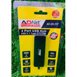 AdNet AD-UH-227 4 Port Type C 3.1 USB Hub