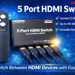 Adnet 5 Port 4K HDMI Switch