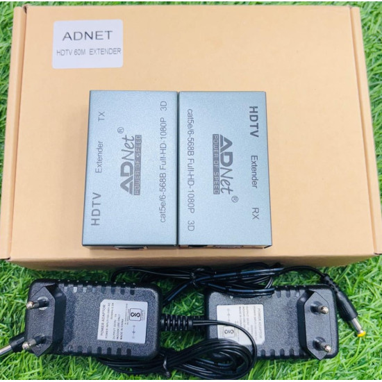 Adnet HDMI Range Extender Plug and Play Long Range Transmitter and Receiver 4K 1080P Full HD LAN HDTV Extender Adapter Adnet HDMI Range Extender Plug and Play Long Range Transmitter and Receiver 4K 1080P Full HD LAN HDTV Extender Adapter