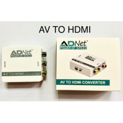 Adnet AV to HDMI UP Scaler TV-in Cable HD Video Converter Media Streaming Device