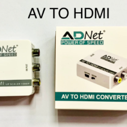 Adnet AV to HDMI UP Scaler TV-in Cable HD Video Converter Media Streaming Device