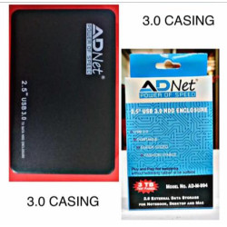 AdNet 2.5" USB 3.0 AD 993 External Sata Hard Disk Drive Enclosure Casing HDD Case