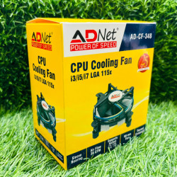 ADNET CPU Cooling Fan I3/I5/I7 LGA - 1150/1155/1156 Socket Motherboard Supported CPU Fan ADNET CPU Cooling Fan I3/I5/I7 LGA - 1150/1155/1156 Socket Motherboard Supported CPU Fan