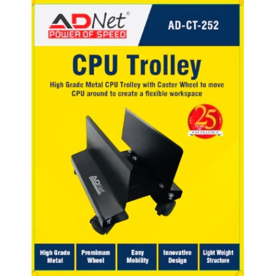 CPU Wheel Trolley: Adnet CPU Metal Wheel Trolley - Buy Now!