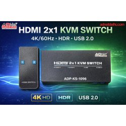 Adnet 2 Port ADP-KS-1096 USB 4K HDMI KVM Switch