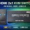 Adnet 2 Port ADP-KS-1096 USB 4K HDMI KVM Switch