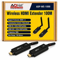 ADNet Wireless HDMI 100M Full HD Transmitter Receiver Range Extender