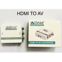 Adnet HDMI to AV UP Scaler TV-out Cable HD Video Converter Media Streaming Device