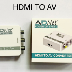 Adnet HDMI to AV UP Scaler TV-out Cable HD Video Converter Media Streaming Device