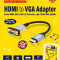 Adnet ADP-DV-1131 HDMI VGA Cable HDMI Male to VGA Female Cable Adapter