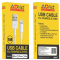 AdNet Apple Type A to Lightning 1M Cable (Sync and Data)  iphone USB Cable