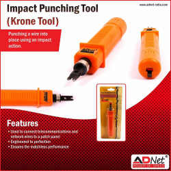 ADNet Impact Punch Down Tool 110 88 Seating Wire Fix Cut LAN Network Punching Tools