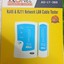 Adnet LAN Tester RJ45|RJ11 Network AD-LT-389 9V Battery with LED Indicators RJ12 CAT5 CAT 6 UTP Network Ethernet Cable Tester Adnet LAN Tester RJ45|RJ11 Network AD-LT-389 9V Battery with LED Indicators RJ12 CAT5 CAT 6 UTP Network Ethernet Cable Tester