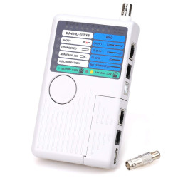 BNC Wire Network Testers 4-in-1 Coaxial Cable Tester Remote RJ11 RJ45 USB BNC Phone Universal Meter LAN Tester BNC Wire Network Testers 4-in-1 Coaxial Cable Tester Remote RJ11 RJ45 USB BNC Phone Universal Meter LAN Tester