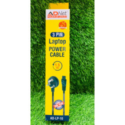 AdNet Laptop Power Cord Laptop 3 Pin Power Cables
