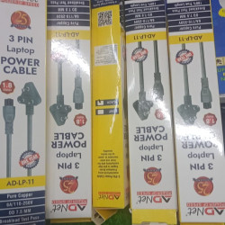 AdNet Desktop Power Cord Laptop 3 Pin Power Cables AdNet Desktop Power Cord Laptop 3 Pin Power Cables
