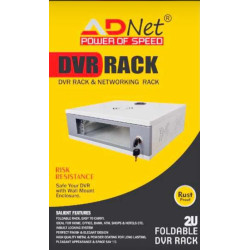 AdNet 2U Foldable WiFi CCTV DVR Rack/NVR/Server/Network Rack